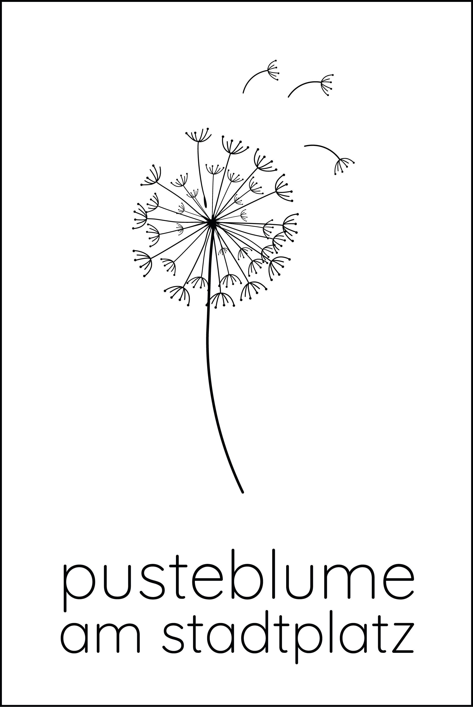 Pusteblume am Stadtplatz Bad Dürkheim DÜW